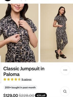 Classic Jumpsuit In Paloma